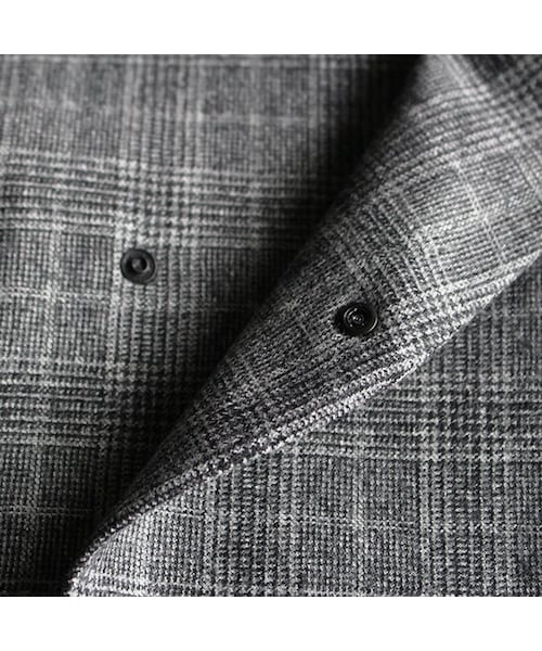 SASQUATCHfabrix.（サスクワァッチファブリックス）の「Oriental Big Coat（ジャケット/アウター・Black/Grey Check・S/M）」の5枚目の写真