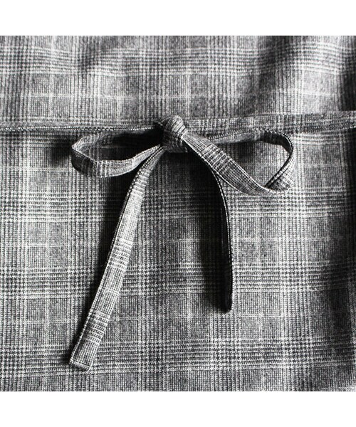 SASQUATCHfabrix.（サスクワァッチファブリックス）の「Oriental Big Coat（ジャケット/アウター・Black/Grey Check・S/M）」の7枚目の写真