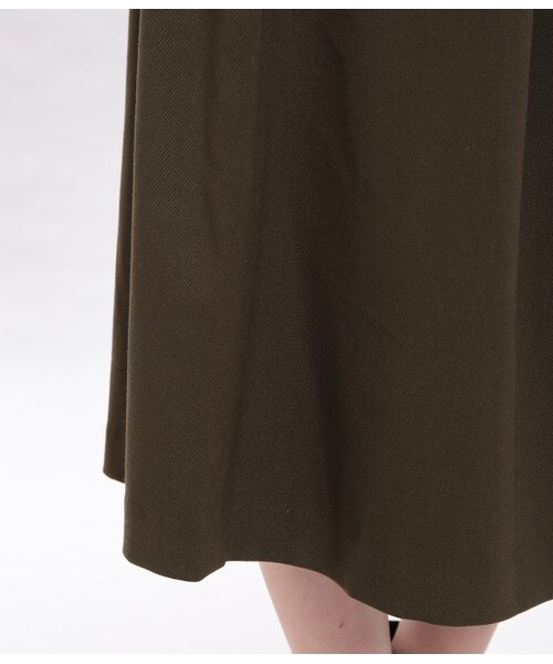 VIS（ビス）の「ミモレ丈クラシックスカート（スカート・レディース・カーキ/ネイビー・S/M）」の8枚目の写真