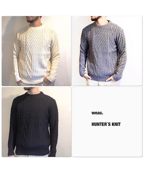 STORES.jp（ストアーズドットジェーピー）の「weac. (ウィーク）8days a weac. HUNTER'S KNIT（Tシャツ/カットソー・レディース・その他）」の2枚目の写真