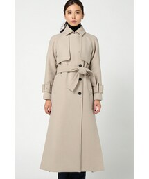 Deuxieme Classe CINOH トレンチコート 36 新品ベージュ Deuxieme Classe（ドゥーズィエムクラス）の「CINOH ウールトレンチ