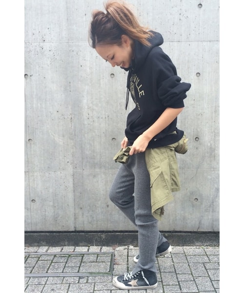 Deuxieme Classe（ドゥーズィエムクラス）の「GOODGRIEF knitpants◆（パンツ・レディース・グレー/グレーA・フリー）」の9枚目の写真