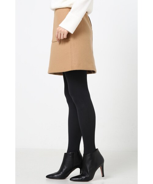 IENA（イエナ）の「《追加予約》ライトビーバー コンパクトスカート◆（スカート・レディース・グレー/キャメル・34/36/38/40）」の6枚目の写真