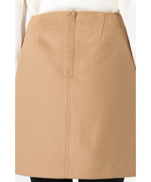 IENA（イエナ）の「《追加予約》ライトビーバー コンパクトスカート◆（スカート・レディース・グレー/キャメル・34/36/38/40）」の9枚目の写真