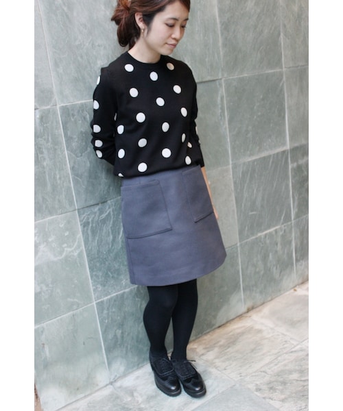 IENA（イエナ）の「《追加予約》ライトビーバー コンパクトスカート◆（スカート・レディース・グレー/キャメル・34/36/38/40）」の17枚目の写真