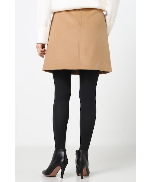 IENA（イエナ）の「《追加予約》ライトビーバー コンパクトスカート◆（スカート・レディース・グレー/キャメル・34/36/38/40）」の7枚目の写真