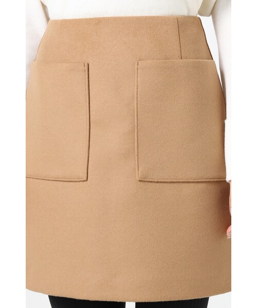 IENA（イエナ）の「《追加予約》ライトビーバー コンパクトスカート◆（スカート・レディース・グレー/キャメル・34/36/38/40）」の8枚目の写真