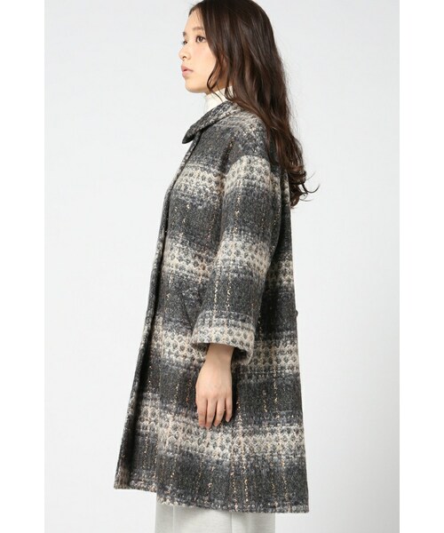 IENA（イエナ）の「ラメツイード トラペーズコート（）」 - WEAR
