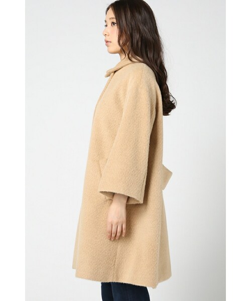 IENA（イエナ）の「アルパカシャギー トラペーズコート（）」 - WEAR 