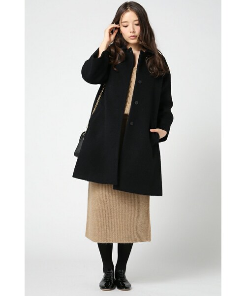 IENA（イエナ）の「アルパカシャギー トラペーズコート（）」 - WEAR