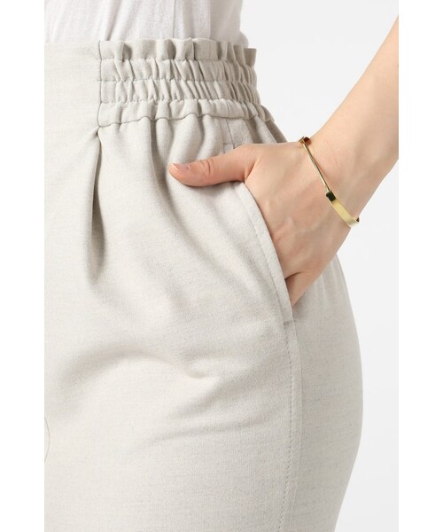 IENA（イエナ）の「《追加》TOPカラー MIDCALF スカート◆（スカート・レディース・グレー/ナチュラル A・34/36/38/40）」の10枚目の写真