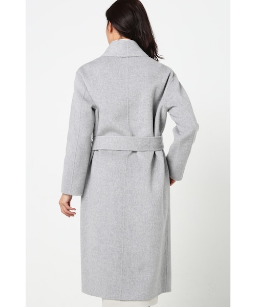 IENA（イエナ）の「ハミルトンラム Wフェイスショールカラーコート  