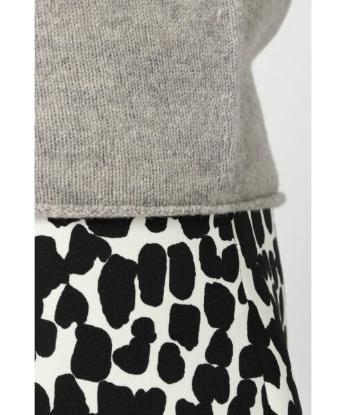 IENA（イエナ）の「《追加》CHESS ホールガーメントVネックプルオーバー◆（トップス・レディース・グレーB/ナチュラル/パープル・フリー）」の13枚目の写真