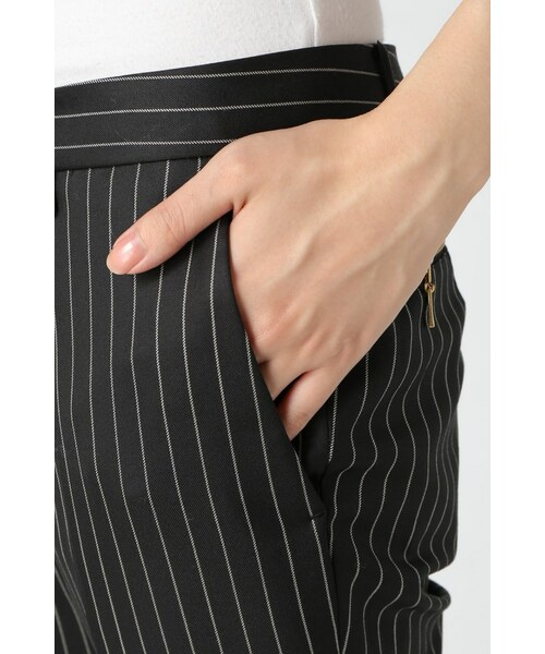 L’Appartement(アパルトモン)の「DRAGO STRIPE BACKPOCKET ZIP PANTS(パンツ・レディース・ブラック/ネイビー・34/36/38/40)」の10枚目の写真
