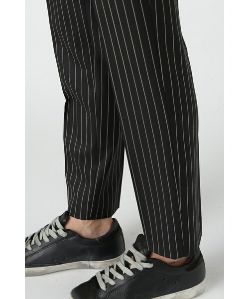 L’Appartement(アパルトモン)の「DRAGO STRIPE BACKPOCKET ZIP PANTS(パンツ・レディース・ブラック/ネイビー・34/36/38/40)」の13枚目の写真