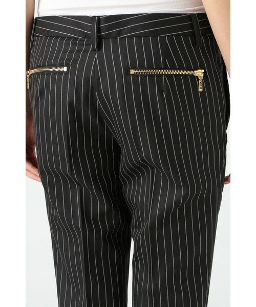 L’Appartement(アパルトモン)の「DRAGO STRIPE BACKPOCKET ZIP PANTS(パンツ・レディース・ブラック/ネイビー・34/36/38/40)」の9枚目の写真