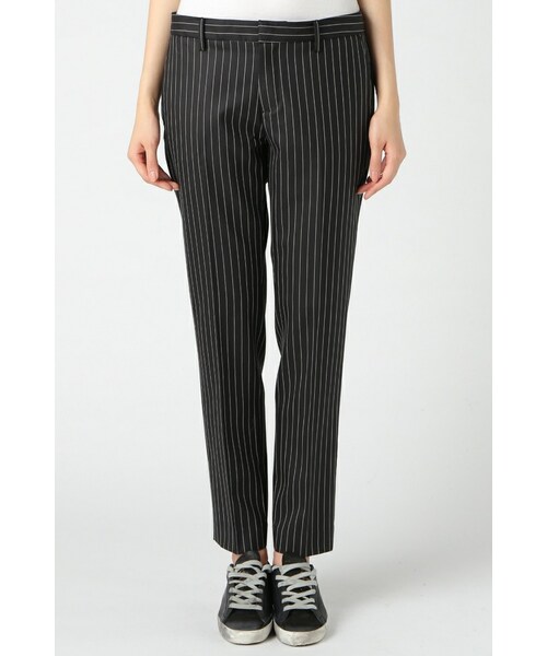 L’Appartement(アパルトモン)の「DRAGO STRIPE BACKPOCKET ZIP PANTS(パンツ・レディース・ブラック/ネイビー・34/36/38/40)」の5枚目の写真