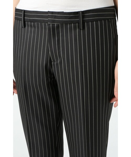 L’Appartement(アパルトモン)の「DRAGO STRIPE BACKPOCKET ZIP PANTS(パンツ・レディース・ブラック/ネイビー・34/36/38/40)」の8枚目の写真