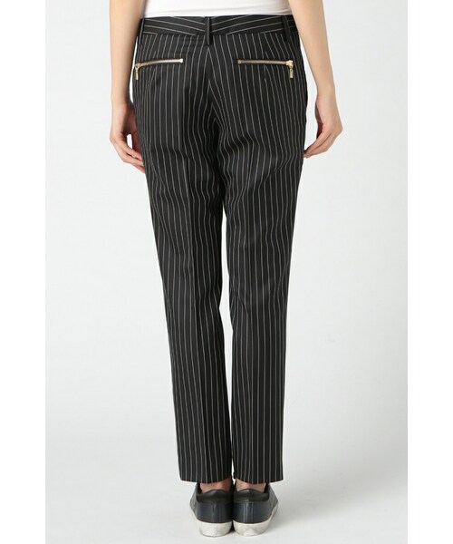 L’Appartement(アパルトモン)の「DRAGO STRIPE BACKPOCKET ZIP PANTS(パンツ・レディース・ブラック/ネイビー・34/36/38/40)」の7枚目の写真