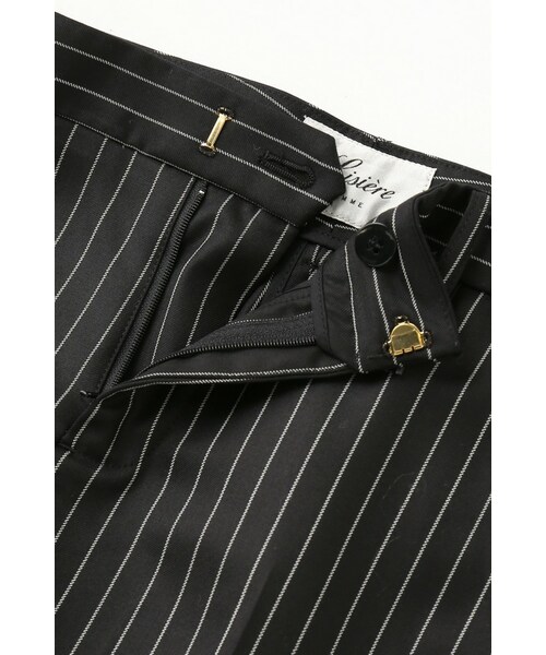 L’Appartement(アパルトモン)の「DRAGO STRIPE BACKPOCKET ZIP PANTS(パンツ・レディース・ブラック/ネイビー・34/36/38/40)」の14枚目の写真