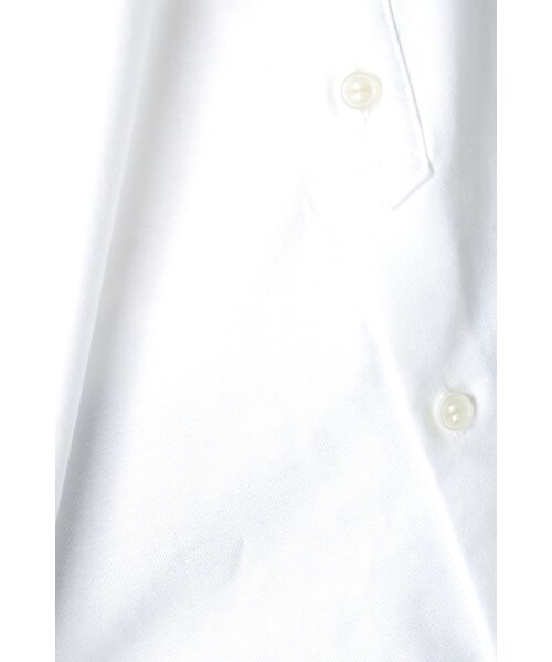 LIMITLESS LUXURY（リミットレスラグジュアリー）の「チビエリツキシャツ（トップス・レディース・ホワイト/サックスブルー・フリー）」の12枚目の写真