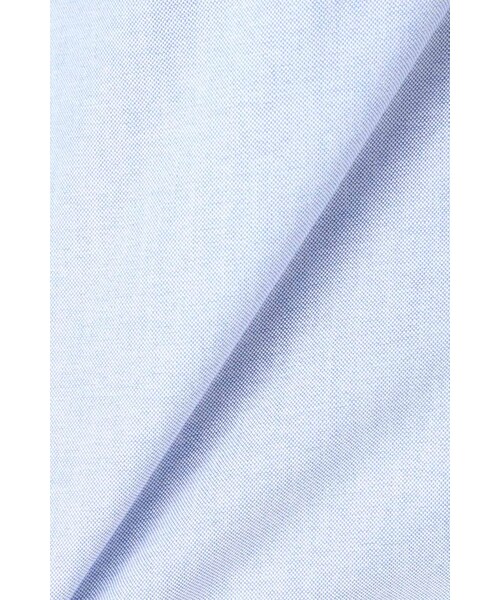 LIMITLESS LUXURY（リミットレスラグジュアリー）の「チビエリツキシャツ（トップス・レディース・ホワイト/サックスブルー・フリー）」の11枚目の写真