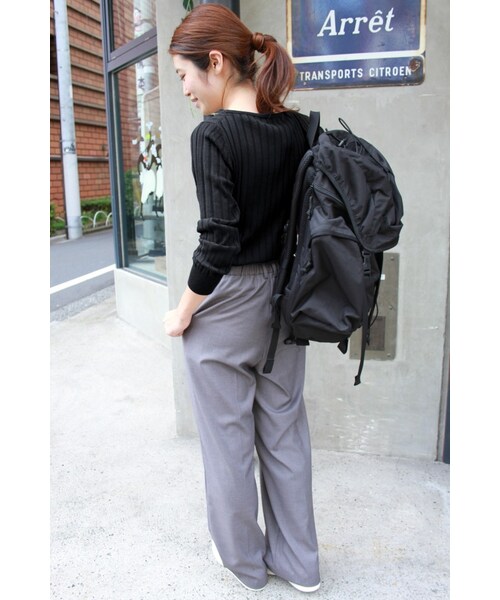 SLOBE IENA（スローブイエナ）の「《追加予約》12Gウォッシャブルウール ワイドリブクルーネックプルオーバー◆（トップス・レディース・ブラック/グレー/ホワイト/ベージュ・フリー）」の16枚目の写真