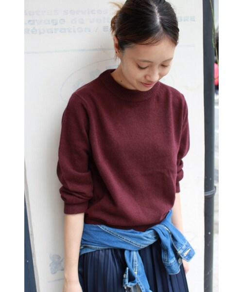 新品タグ付き◆SLOBE IENA ウールカシミヤ12G ハイネックニットPO SLOBE IENA - 新品◇IENA SLOBE ウールカシミヤ12G ハイネックニット