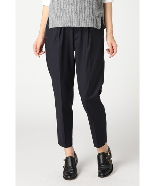 Spick & Span(スピックアンドスパン)の「ルミレットWOOL イージーパンツ(パンツ・レディース・グレーA/キャメル/ネイビー・36/38)」の3枚目の写真