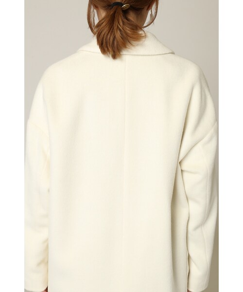 JOURNAL STANDARD relume（ジャーナルスタンダード　レリューム）の「《予約》シャギー オーバーコート◆（ジャケット/アウター・レディース・グレーA/ホワイト・フリー）」の15枚目の写真