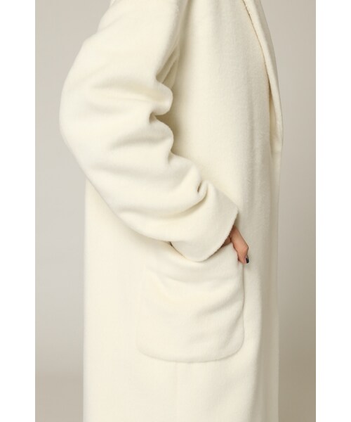 JOURNAL STANDARD relume（ジャーナルスタンダード　レリューム）の「《予約》シャギー オーバーコート◆（ジャケット/アウター・レディース・グレーA/ホワイト・フリー）」の16枚目の写真