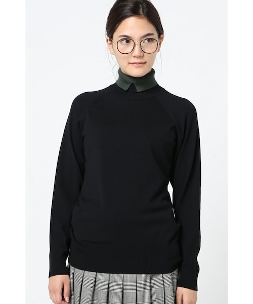 ジャーナルスタンダードタートルネックプルオーバー　ブラック JOURNAL STANDARD（ジャーナルスタンダード）の「襟付き