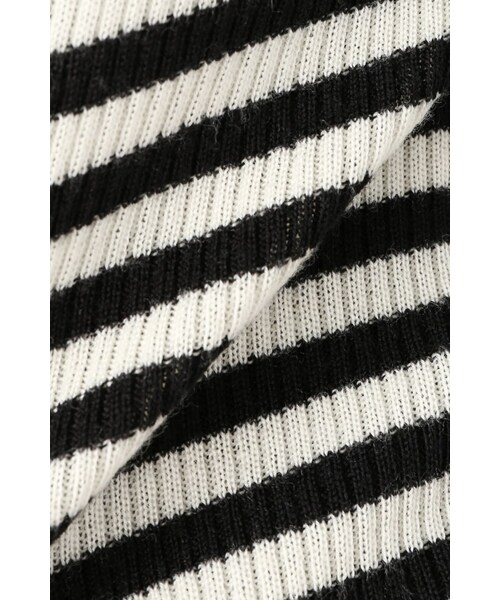 JOURNAL STANDARD（ジャーナルスタンダード）の「リブボーダー ムジ タートルネックプルオーバー◆（トップス・レディース・ブラック/グレー/ホワイト A/ナチュラル・フリー）」の17枚目の写真