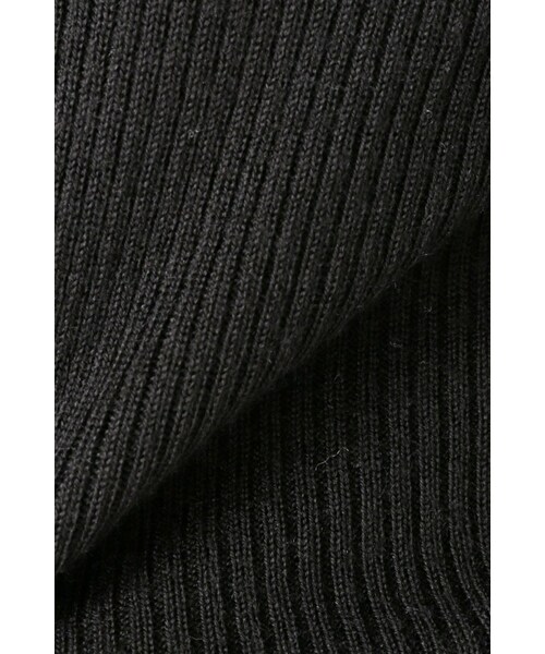 JOURNAL STANDARD（ジャーナルスタンダード）の「リブボーダー ムジ タートルネックプルオーバー◆（トップス・レディース・ブラック/グレー/ホワイト A/ナチュラル・フリー）」の15枚目の写真