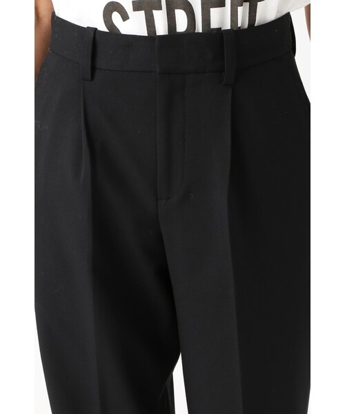 journal standard L'essage(ジャーナルスタンダードレサージュ)の「ウールサキソニーパンツ(パンツ・レディース・ブラック/ホワイト・36/38)」の8枚目の写真