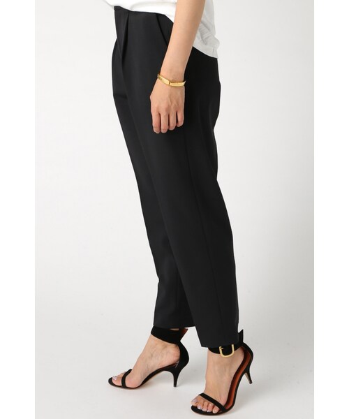 journal standard L'essage(ジャーナルスタンダードレサージュ)の「ウールサキソニーパンツ(パンツ・レディース・ブラック/ホワイト・36/38)」の6枚目の写真