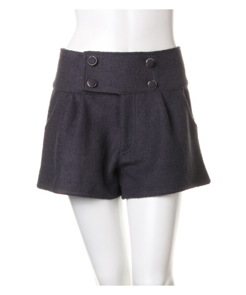 INGNI（イング）の「4つ釦フェイクウールショート／パンツ（パンツ・レディース・ﾁｬｺｰﾙｸﾞﾚｰ/ｸﾛ/ﾎﾞﾙﾄﾞｰ/ｶｰｷ・M）」の9枚目の写真