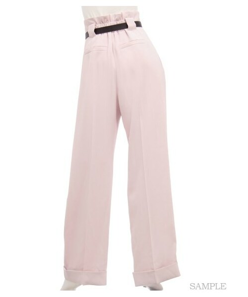 SNIDEL（スナイデル）の「ベルト付きセンタープレスパンツ