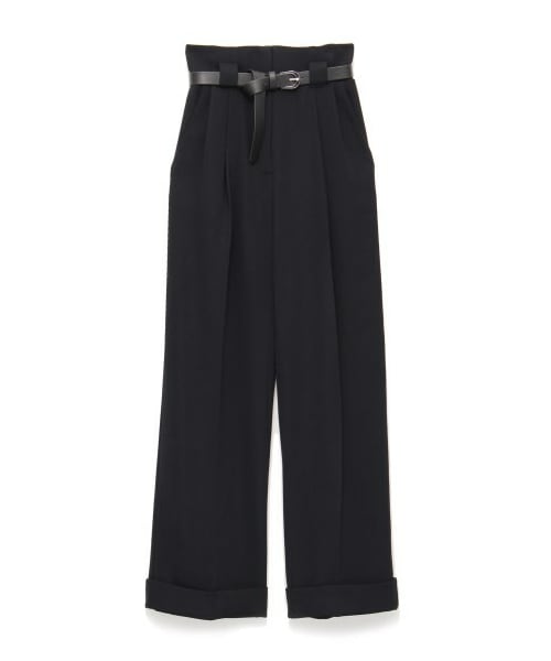 SNIDEL（スナイデル）の「ベルト付きセンタープレスパンツ