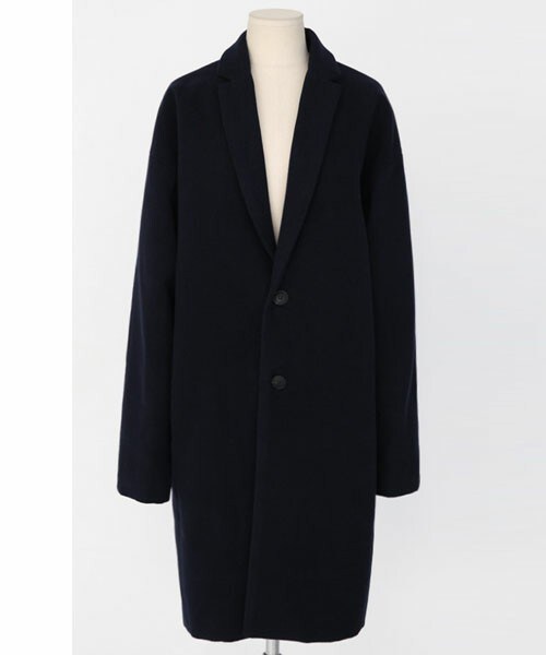 DHOLIC（ディーホリック）の「シングルボタンチェスターコート（チェスターコート・レディース・ベージュ/カーキ/グレー/ブラック/ネイビー・M/L）」の5枚目の写真