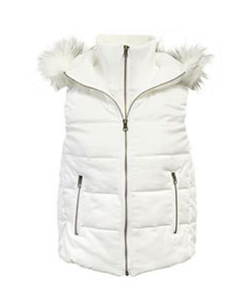 BLAIR by MOERY（ブレア）の「中綿ベスト（ダウンベスト・レディース・グレージュ/ブラック/ホワイト・FREE）」の2枚目の写真