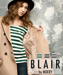 BLAIR by MOERY | ボーダーロングTシャツ(Tシャツ/カットソー)