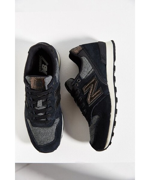 NEW BALANCE（ニューバランス）の「New Balance 696 Luxury Running Sneaker（スニーカー・レディース・Black/Beige・6/7/7.5/8/8.5/9/10）」の10枚目の写真