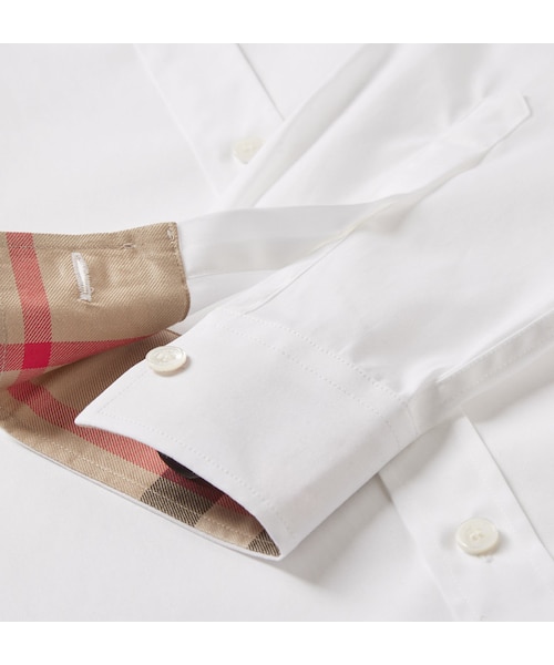 BURBERRY（バーバリー）の「Burberry Brit Slim-Fit Cotton-Poplin Shirt（シャツ/ブラウス・メンズ・White・S/M/L/XL/XXL）」の5枚目の写真