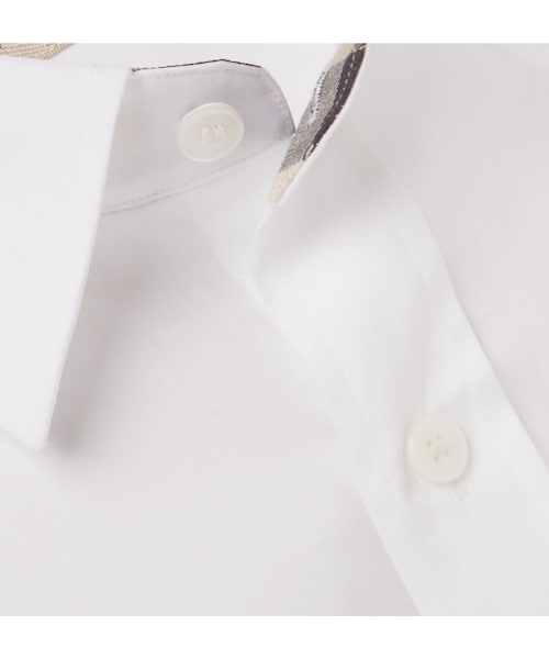BURBERRY（バーバリー）の「Burberry Brit Slim-Fit Cotton-Poplin Shirt（シャツ/ブラウス・メンズ・White・S/M/L/XL/XXL）」の4枚目の写真