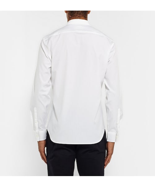 BURBERRY（バーバリー）の「Burberry Brit Slim-Fit Cotton-Poplin Shirt（シャツ/ブラウス・メンズ・White・S/M/L/XL/XXL）」の2枚目の写真