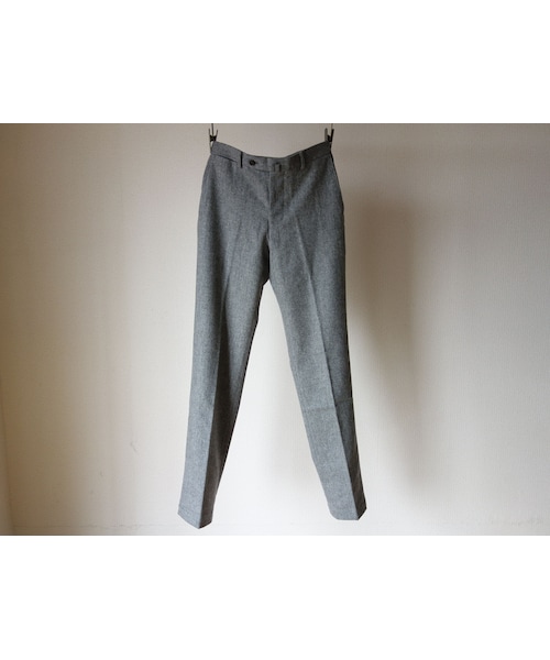 SAINT JAMES（セントジェームス）の「【完売御礼】arbre アルブル WOOL FLANNEL DRESS PANTS ウールフラノドレスパンツ L.GRY ライトグレー（スラックス・メンズ・その他）」の7枚目の写真