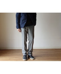 SAINT JAMES | 【完売御礼】arbre アルブル WOOL FLANNEL DRESS PANTS ウールフラノドレスパンツ L.GRY ライトグレー(スラックス)