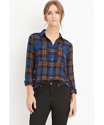 FOREVER 21 | FOREVER 21 Classic Plaid Shirt(シャツ/ブラウス)