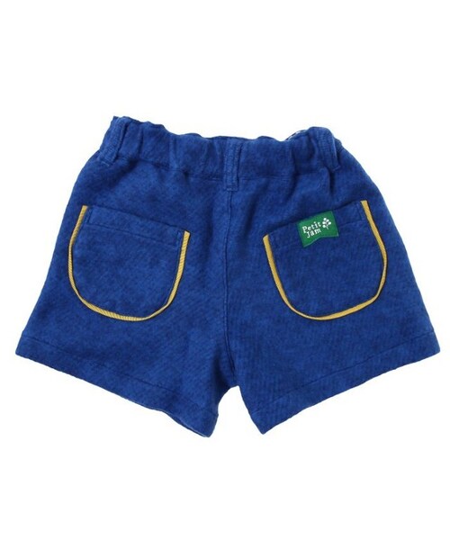 Petit jam（プチジャム）の「【秋おすすめ】森の刺繍ポケットショートパンツ（パンツ・キッズ・ブルー/イエロー・90/100/110/120/130）」の5枚目の写真